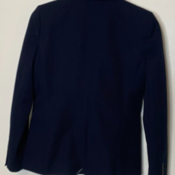 J Crew navy blazer jacket 2 button front NWT 4P lined stretch cotton - Picture 7 of 13